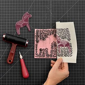 block printing, relief printing, speedy carve, speedball, ink, lino cutter, brayer