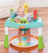 Infantino 2-in-1 Sit, Spin & Stand Entertainer - 360 Seat and Activity Table with Simple Store-Aw...