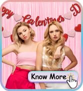 Pastel Pink Party Backdrop Decoration - GREATRIL Foil Fringe Streamers for Baby/Valentines/Cowgir...