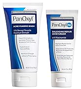 PanOxyl Acne Foaming Wash and PanOxyl PM Balancing Repair Moisturizer