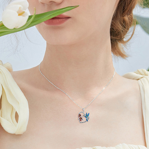 hummingbird necklace