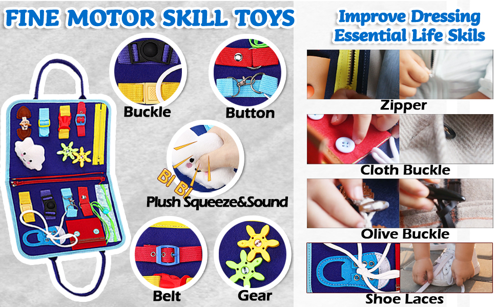 Busy Board for 2-4 year old