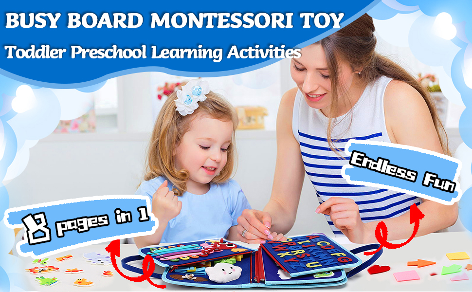 Esjay Toddler Busy Board
