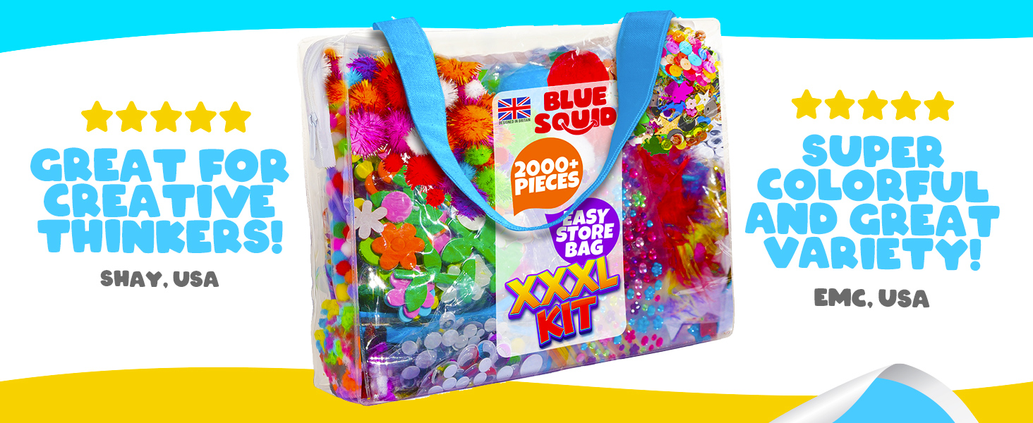 Blue Squid Arts & Crafts Kits for Kids