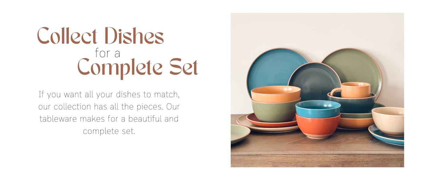 artisan collect dishes for a complete set banner