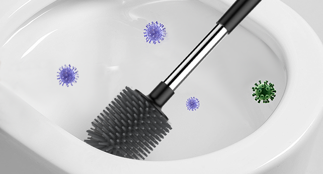 Silicone Toilet Bowl Brush