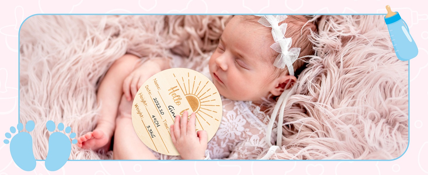 RH-Boho Sun Wooden Tag 3P