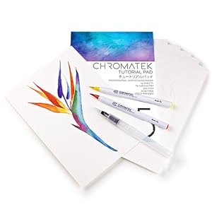 watercolor tutorial pad by chromatek