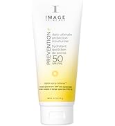 IMAGE Skincare, Prevention+ Daily Ultimate Protection Moisturizer SPF 50, Zinc Oxide Face Sunscre...