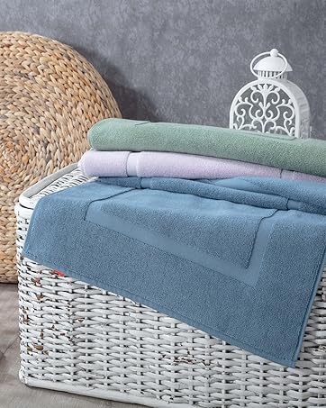 cotton bath mats