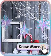 Iridescent Snowflake Ornament Hanging Decorations - GREATRIL Snowflakes Star for Christmas/Frozen...