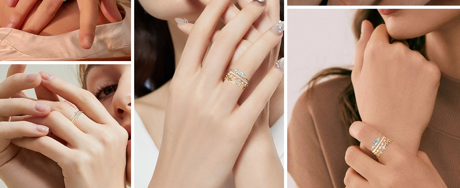 Stackable Rings Set