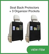 Seat Protector, Back Seat Protector, Seat Back Protector, Kick Mats Back Seat Protector