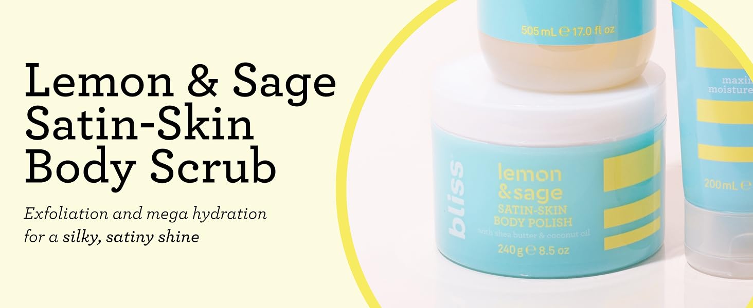 Lemon & Sage Body Scrub
