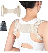 WEEOATAR Posture Corrector, Upper Back Brace Easy to Use, Highly Elastic Posture Trainer, Adjusta...