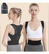 WEEOATAR Posture Corrector,Upper Back Brace Easy to Use,Highly Elastic Posture Trainer,Adjustable...