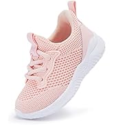 BMCiTYBM Toddler Boys Girls Sneakers Kids Walking Shoes Lightweight Breathable Athletic Running S...