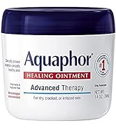 Aquaphor Healing Ointment, Advanced Therapy Skin Protectant, Dry Skin Body Moisturizer, Multi-Pur...