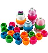 New Brothread 20pcs Thread Spool Savers - Prevent Thread Tails from Unwinding - No Loose Ends for...