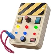 Montessori Busy Board for Toddlers - Wooden Sensory Toys for Toddlers - Toys For Autistic Childre...
