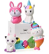 Mr. Pen- Jumbo Squishies Slow Rising, 4 Pack, Squishy Pack, Squishy Animals, Squeeze Toys for Kid...