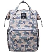 Multi-Function Diaper Bag for Baby Care Wide Open Nappy Bags Large Capacity Handbags Travel Backp...