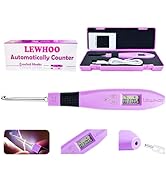 Counting Crochet Hook Set, Lighted Crochet Hook with Digital Stitch Counter, Automatic, Size 4.0mm