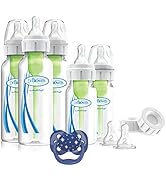 Dr. Brown's Options+ Anti-Colic Baby Bottle Gift Set with 4oz and 8oz Bottles and PreVent Pacifier