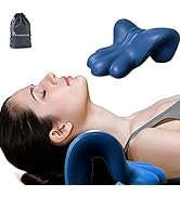 WEEOATAR Ergonomic Neck Stretcher, Neck and Shoulder Relaxer, Cervical Traction Device for TMJ Pa...