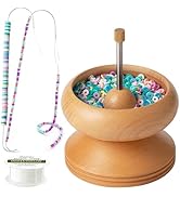 INDIVSHOW Clay Bead Spinner,Rotating Bead Bowl for Making Jewelry, Quick Beading Tool, Waist Bead...