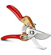 Garden Shears, QMVESS 8" Professional Pruning Shears for Gardening, Hand Garden Clippers Heavy Du...