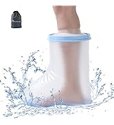 WEEOATAR Adult Waterproof Foot Cover, Foot Cast Covers with Non-Slip Padding Bottom, Reusable Wat...