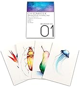 Watercolor Paper and Video Tutorials, 300gsm, Cold Pressed, 12 Pages. Tutorial Pad and Video Tuto...