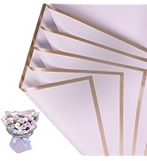NESCCI 20 Sheet Flower Wrapping Paper - Waterproof Floral Bouquet Wrapping Paper, Florist Supplie...