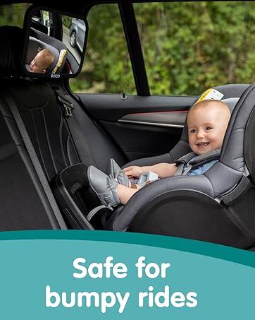 car mirror rear facing view