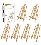 CONDA 6 Pack 16" Tabletop Display Easel, Portable A-Frame Tripod Display Easel for Painting Party...