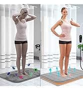 Yimobra Heating Pad for Bathroom Rugs Mat, Quick Dry Absorbent Bath Rug, Adjustable Temperature a...