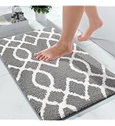Yimobra Bathroom Rugs 24 x 17 Inch, Super Soft Thick Plush Bath Mat, Non-Slip, Water Absorbent, E...