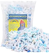 100g/3.53oz Memory Foam Filling, Shredded Density Foam for Bean Bag Filler Soft and Comfortable S...
