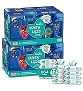 Pampers Easy Ups Pull On Training Pants Boys and Girls, 3T-4T (Size 5), 2 Month Supply (2 x 124 C...