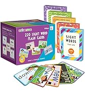 SpringFlower Sight Words Flash Cards with Pictures,Motions&Sentences, 220 Dolch Sight Words for P...