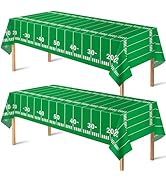 OHOME Football Party Decorations - Superbowl Party Decorations 2024 - Disposable Tablecloth Plast...