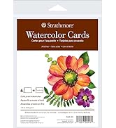 Strathmore 400 Series Watercolor Cards, Cold Press, 5x6.875 inches, 6 Pack, Envelopes Included - ...