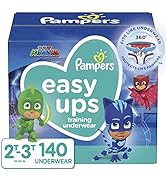 Pampers Easy Ups Training Pants Boys and Girls, 2T-3T (Size 4), 140 Count