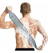 Inmorven 40 inches/100 cm Back Scrubber for Shower,Super Long Bath Body Brush Long Loofah Exfolia...