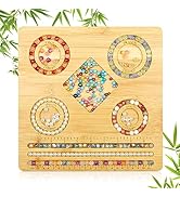 FIVEIZERO Bamboo Bead Boards for Jewelry Making, Bracelet Measurement Board,Beading Board for Bra...