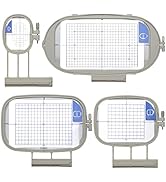 New brothread Embroidery Machine Hoop 4 in 1 Set (SA437+SA438+SA439+SA441) for Brother Innovis NQ...