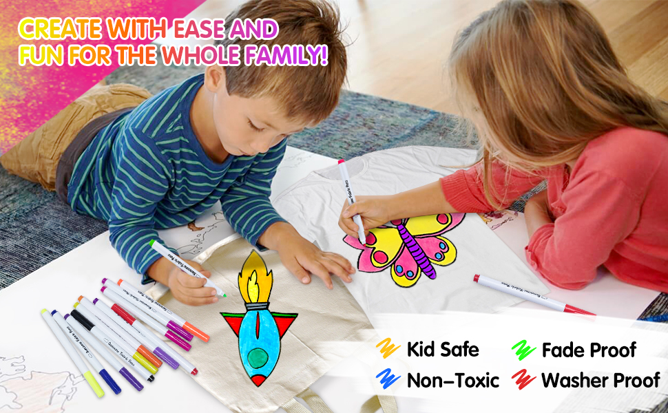 fabric pens for cloth