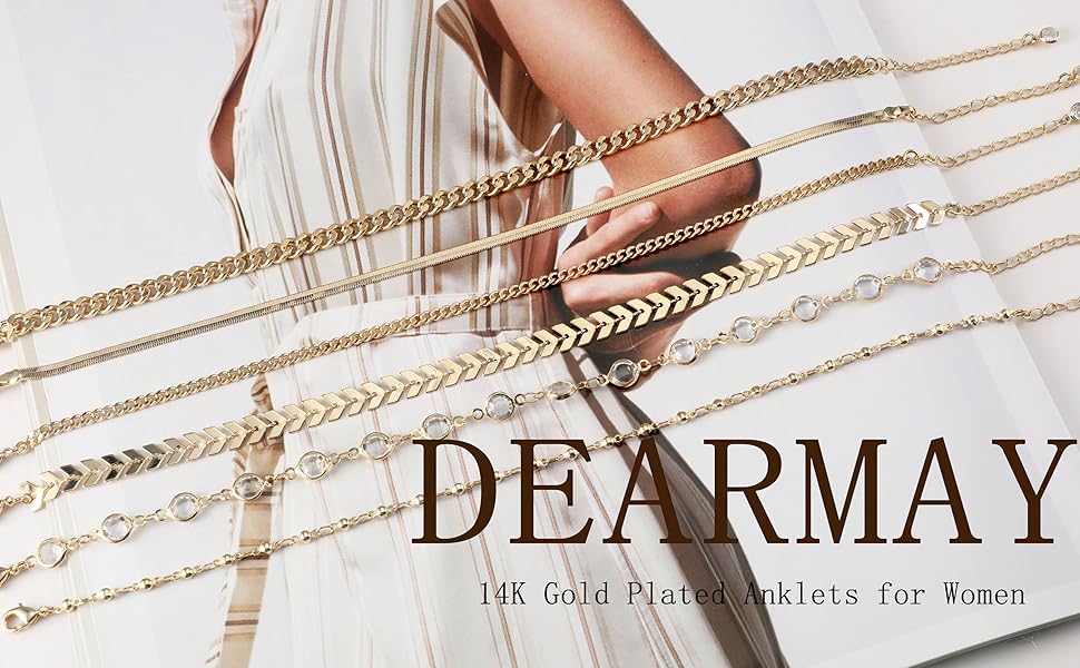 gold anklets