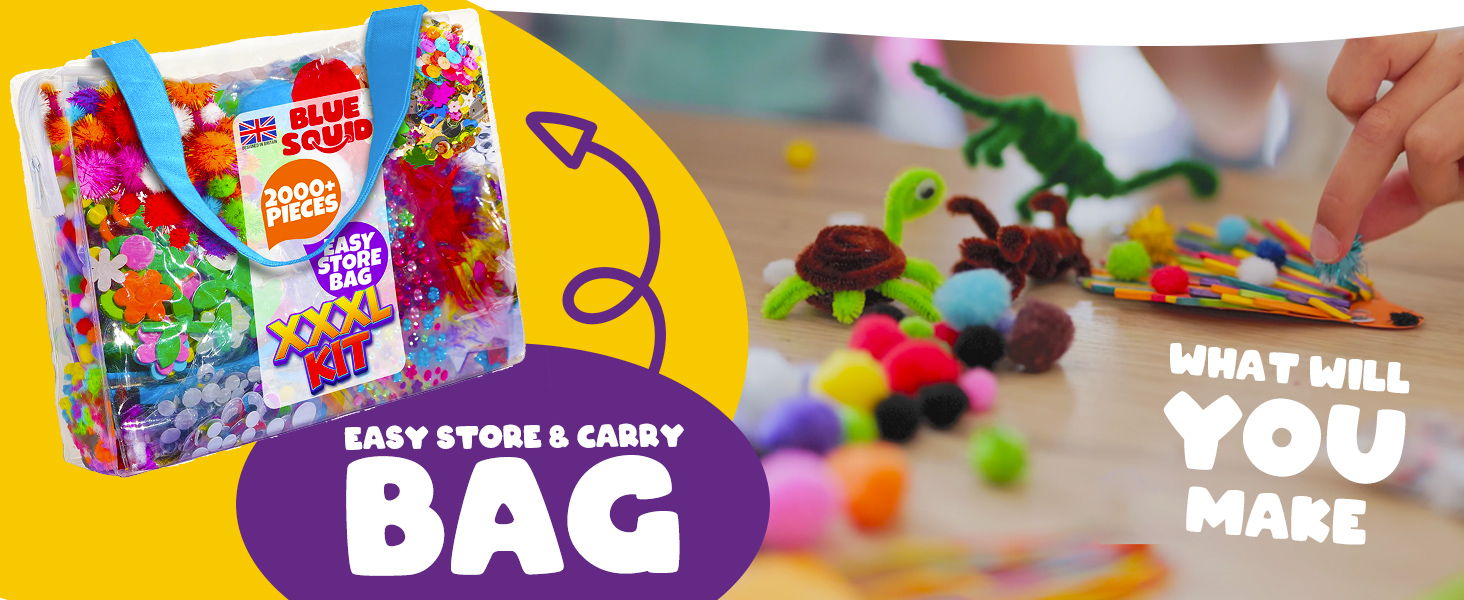 Blue Squid Arts & Crafts Kits for Kids